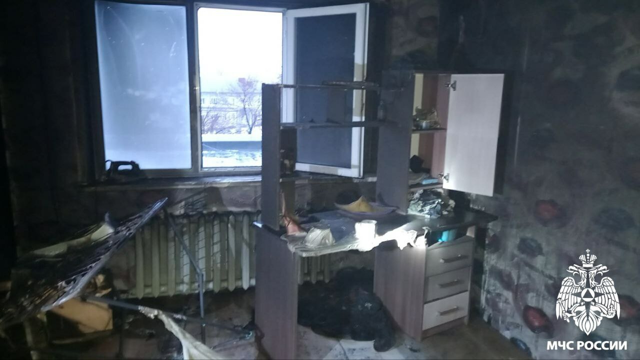 В Краснобродском при пожаре погибли двое детей,...