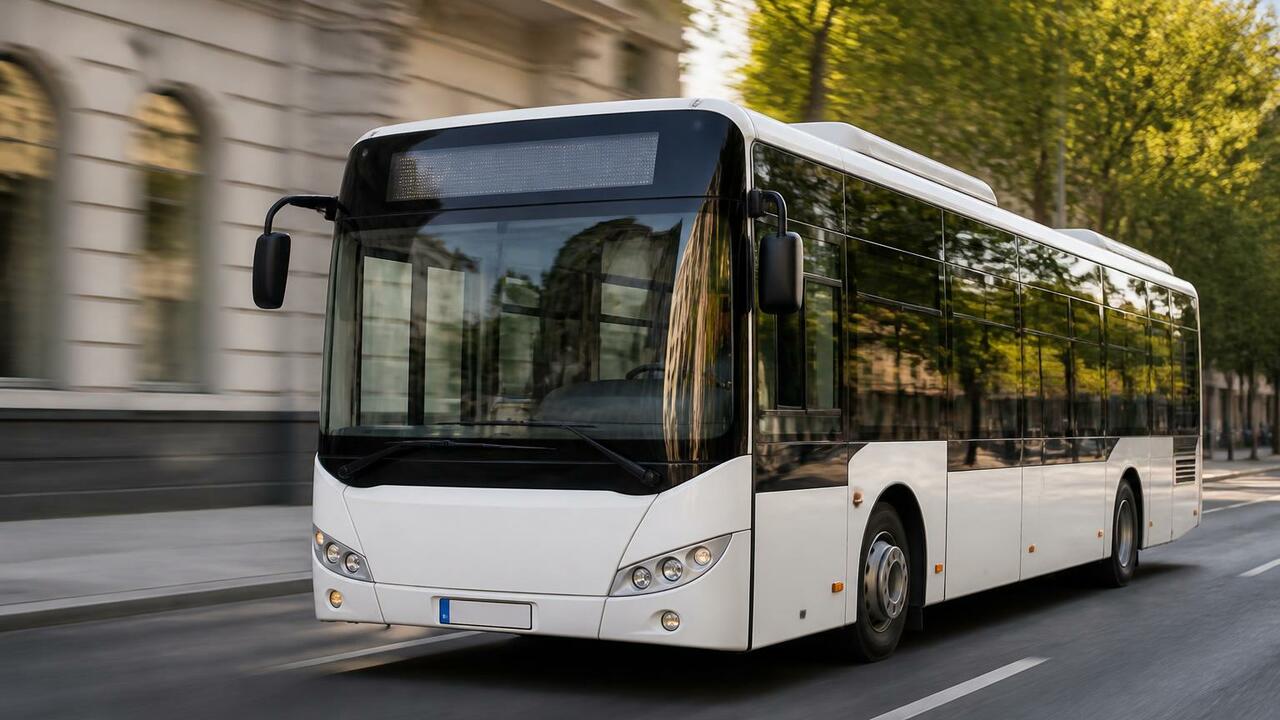В Кузбасс прибыли 12 новых низкопольных автобус...
