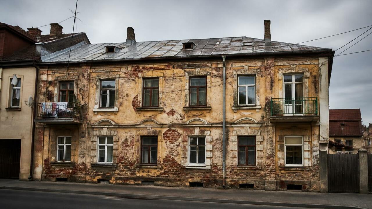 В Кемерове жильцы аварийного дома на улице Спар...