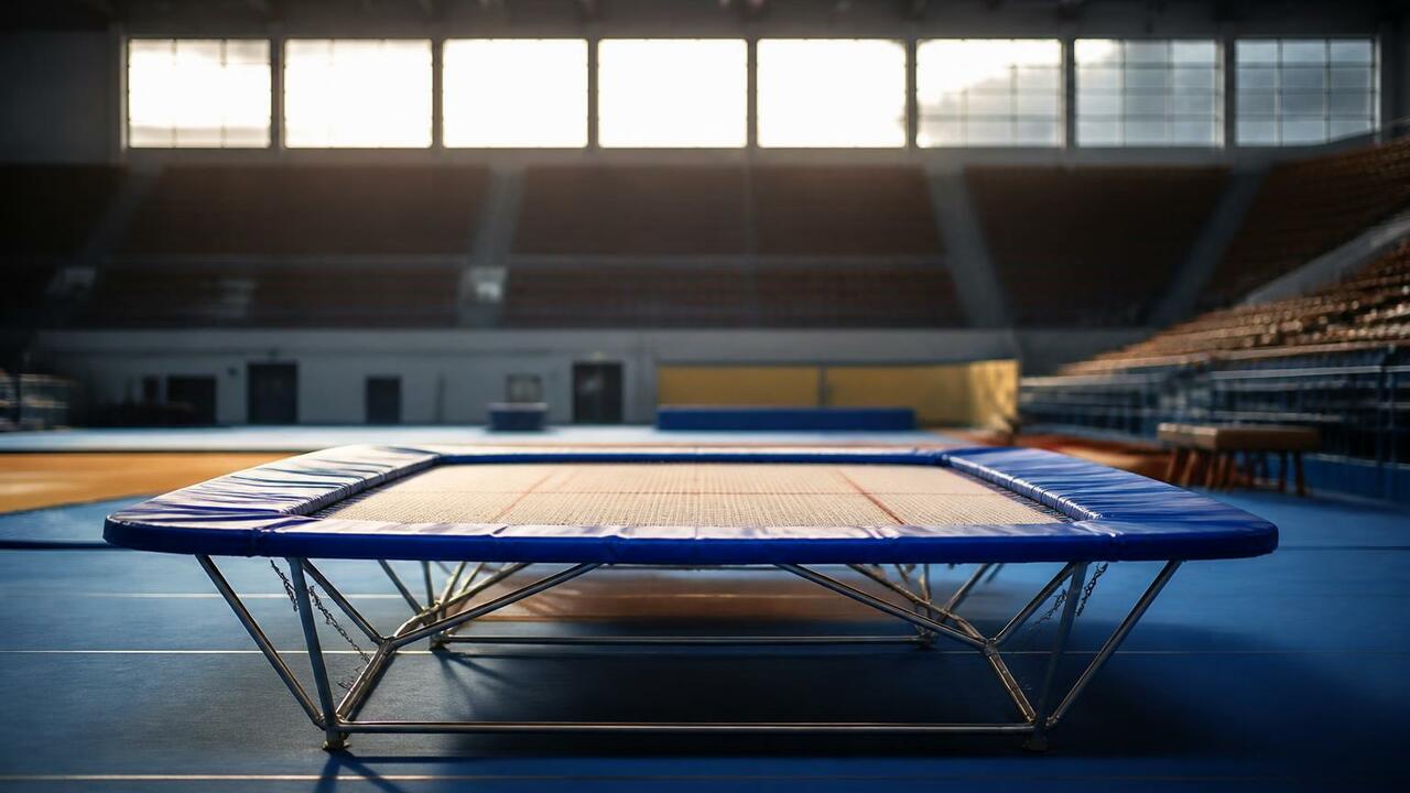 Петербургские батутисты Анжела Бладцева и Данил...