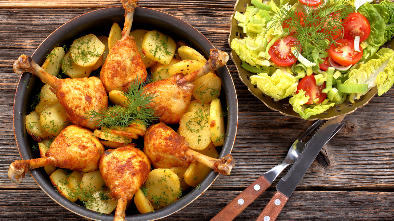 До и после: что происходит с курицей под картофельной шубкой Куриное филе под картофельной "шубкой" – это пр...