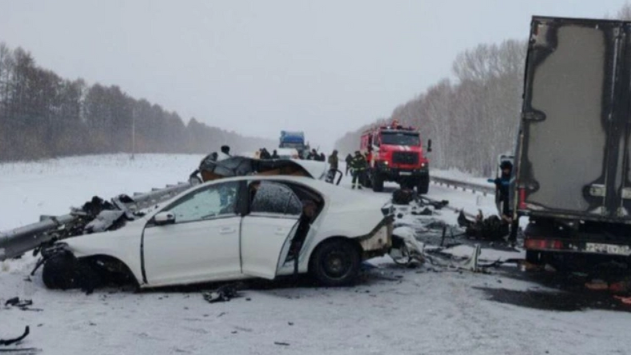 В Кемеровской области днем 25 декабря произошла...