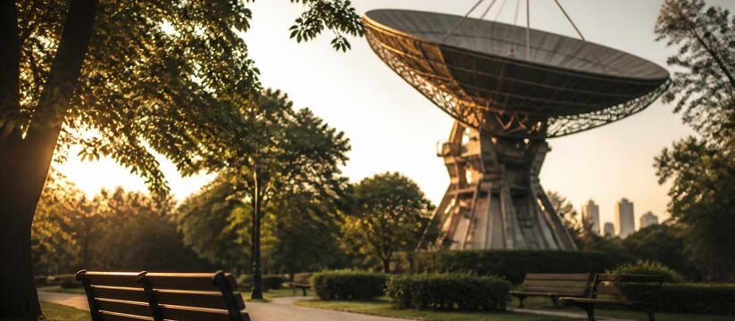 Легендарная спутниковая тарелка «Орбита» в Кеме...