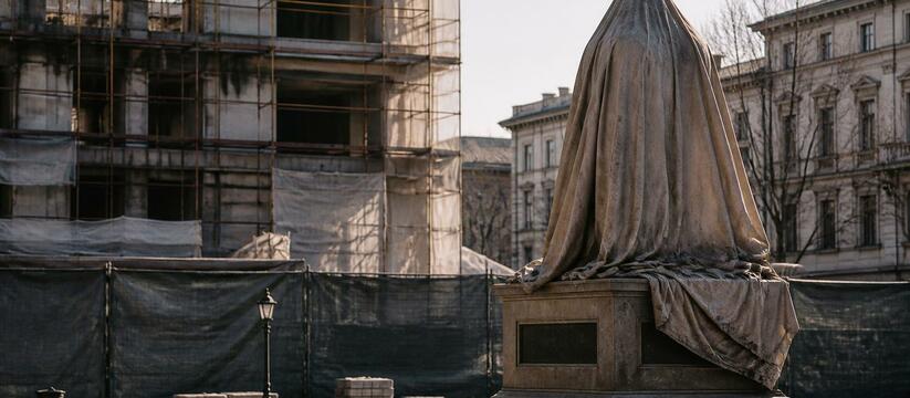 В Кемерове начался монтаж нового монумента. Под...
