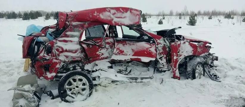 На 12-м километре обхода Мариинска произошло ст...