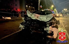 Водитель и 3-летний пассажир погибли в ДТП в Ле...