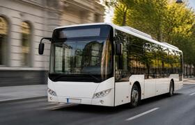 В Кузбасс пришли 12 новых автобусов ЛиАЗ с конд...