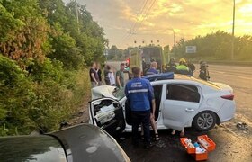 В Кемерове произошло ДТП с восемью пострадавшими